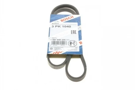Ремінь поліклиновий для Renault BOSCH 1987946230 фото товару