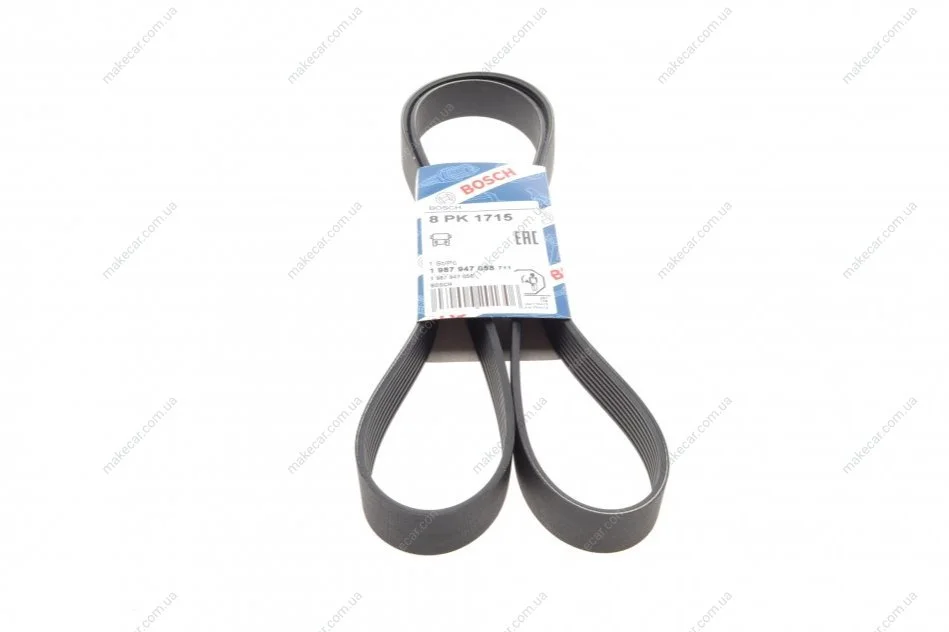 <strong>Ремень поликлиновой 8PK1715 BOSCH 1987947058 (фото 1)</strong>