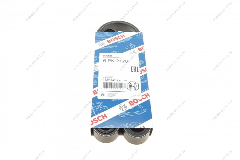 <strong>Ремінь поліклиновий 6PK2120 BOSCH 1 987 947 821 (фото 1)</strong>