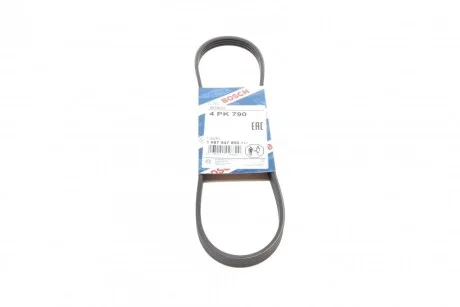 Ремінь поліклиновий для Suzuki, Smart, Daihatsu, Chevrolet, Fiat BOSCH 1987947856 фото товару