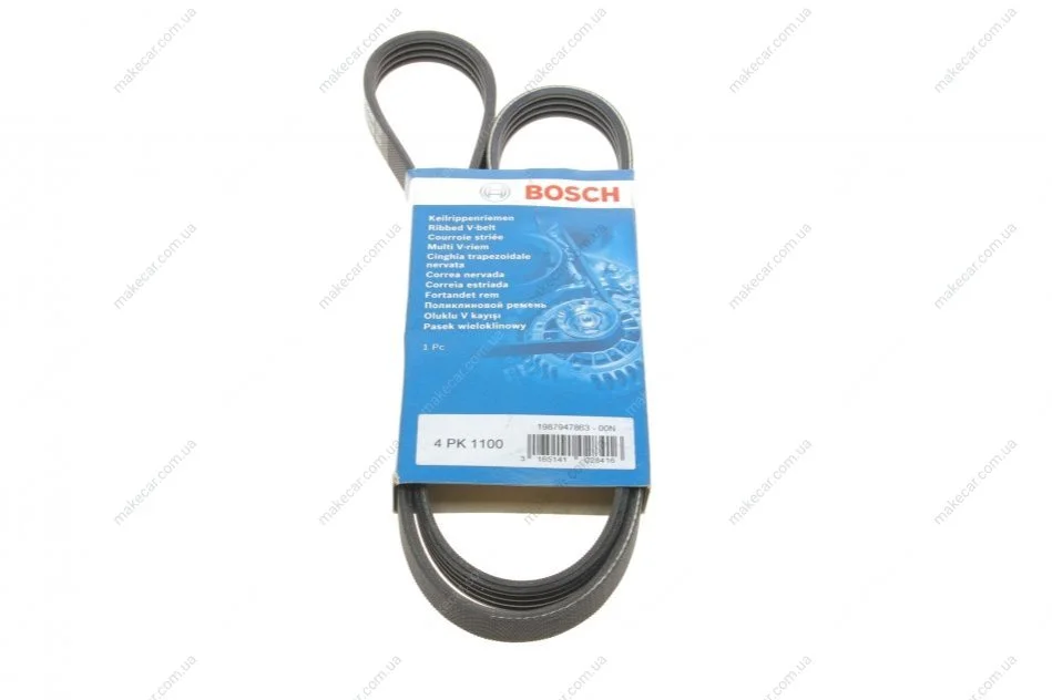 <strong>Ремінь поліклінової 4PK1100 BOSCH 1987947863 (фото 1)</strong>
