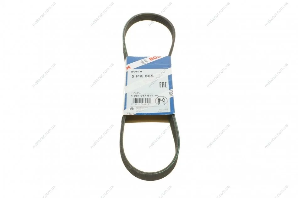 <strong>Ремінь генератора BMW3 (E46) 98-05 BOSCH 1987947911 (фото 1)</strong>