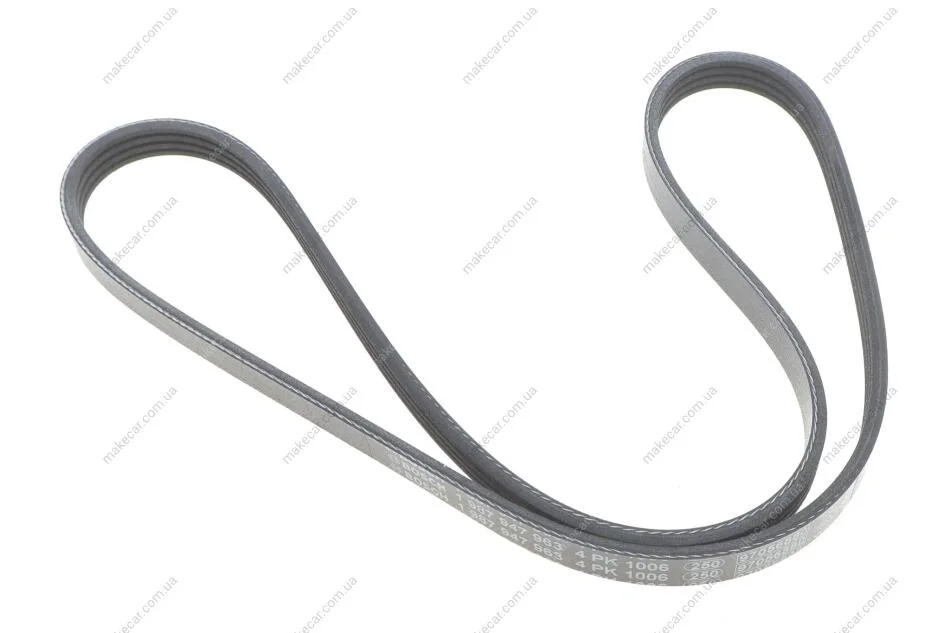 <strong>РЕМІНЬ П-КЛИНОВИЙ 4PK1006 BOSCH 1987947963 (фото 1)</strong>