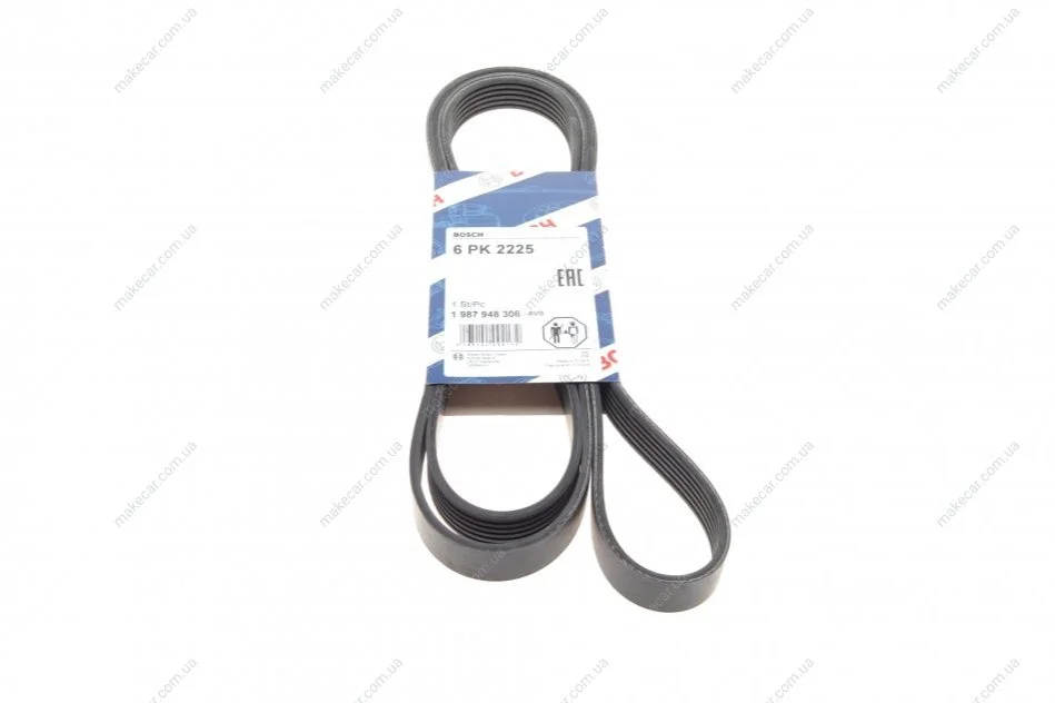 <strong>Доріжковий ремінь 6PK2225 BOSCH 1987948306 (фото 1)</strong>
