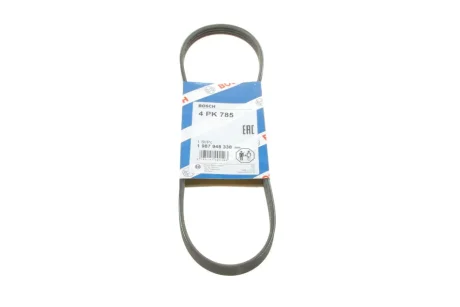 Ремінь п-клинової 4pk785 (вир-во Bosch) для BMW, Mitsubishi, Volvo, Daihatsu, KIA BOSCH 1987948338 фото товару