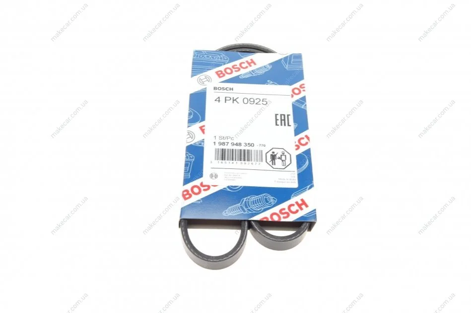 <strong>Ремінь поліклиновий 4PK925 BOSCH 1987948350 (фото 1)</strong>
