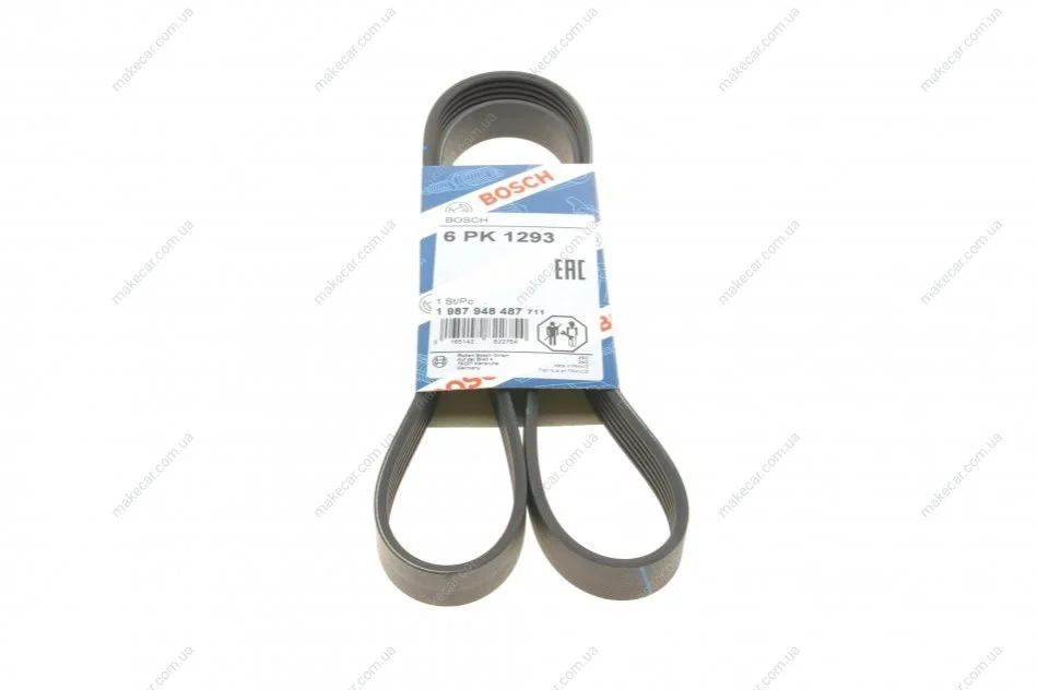 <strong>Ремінь п-клиновий 6pk1293 (Вир-во Bosch) BOSCH 1 987 948 487 (фото 1)</strong>