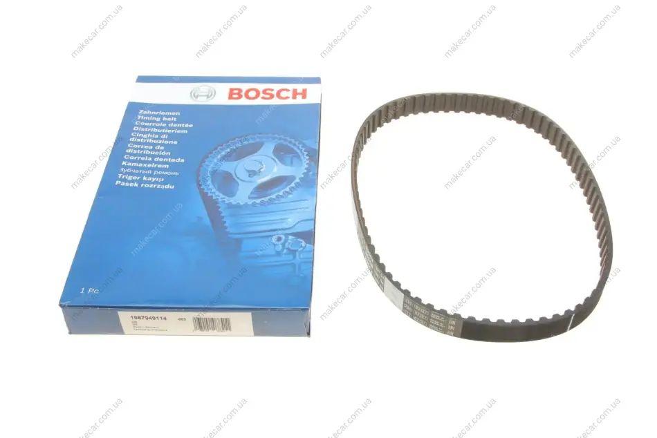 <strong>Ремінь зубчастий (довж. 60-150) BOSCH 1987949114 (фото 1)</strong>