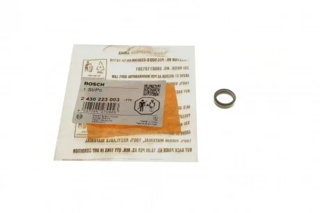 Кільце гумове для BMW, Hyundai, KIA, Fiat, Lancia BOSCH 2 430 223 003 фото товару