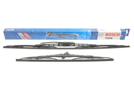 Комплект щіток склоочисника каркасних Bosch Twin 650/450 для Alfa Romeo, Jaguar, Aston Martin BOSCH 3 397 118 321 фото товару