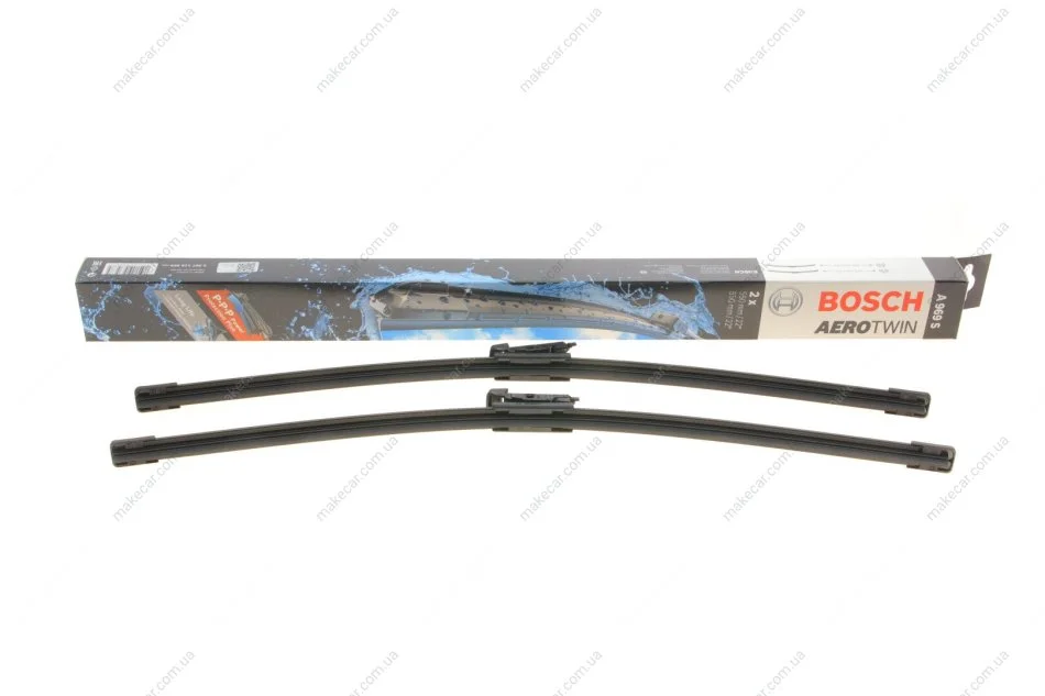<strong>Комплект склоочисників безкаркасні 550 • 550 мм. BOSCH 3 397 118 969 (фото 1)</strong>