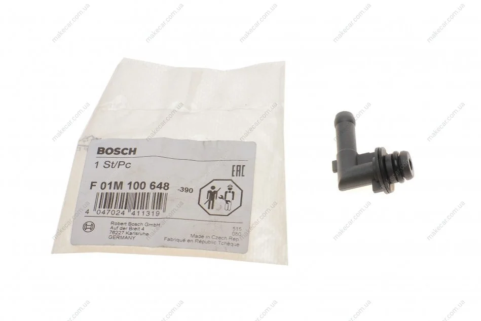 <strong>Штуцер пластиковий для паливних шлангів BOSCH F01M100648 (фото 1)</strong>