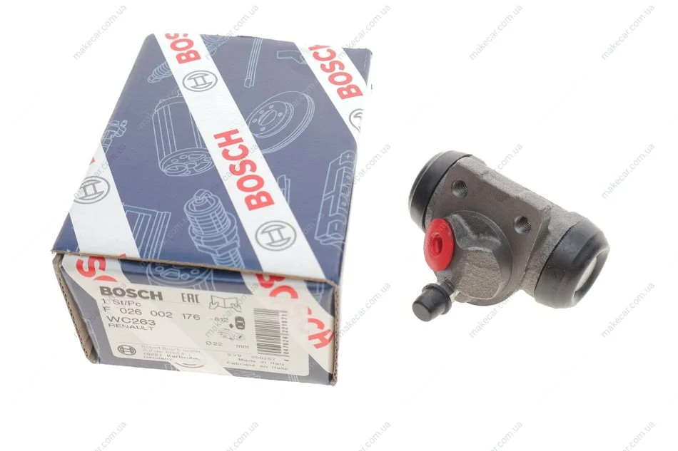 <strong>Циліндр гальмівний робочий BOSCH F026002176 (фото 1)</strong>