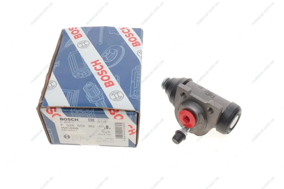<strong>Циліндр гальмівний робочий BOSCH F026002182 (фото 1)</strong>