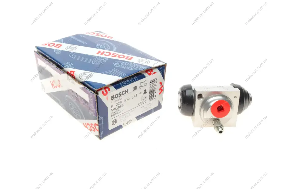 <strong>Гальмівний циліндр робочий BOSCH F026002573 (фото 1)</strong>