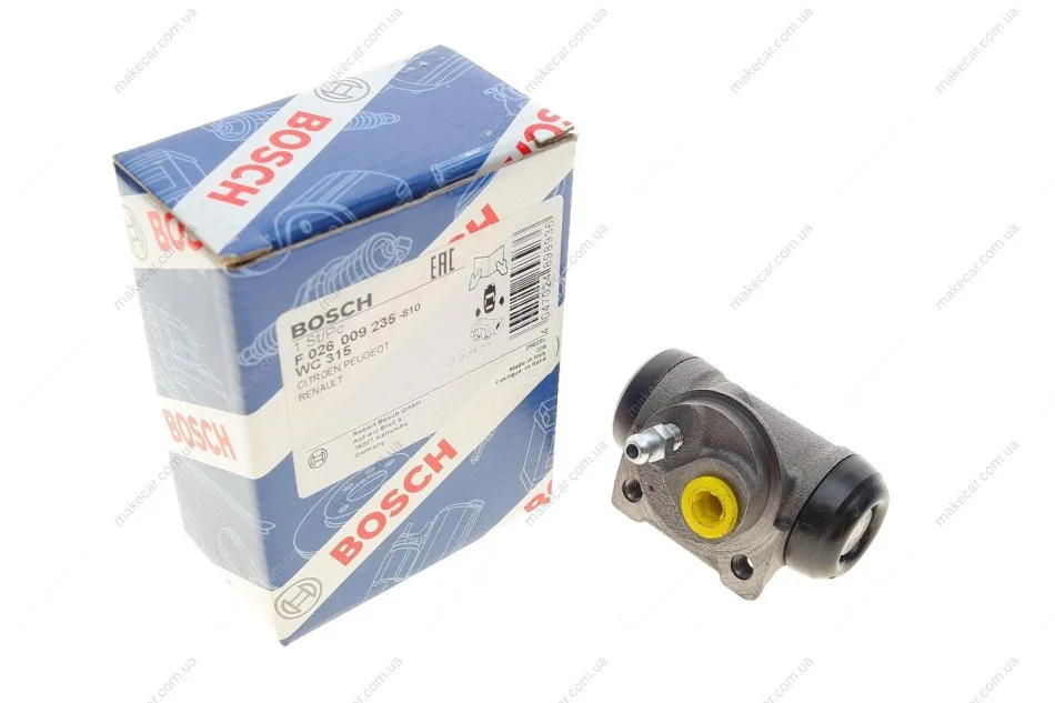 <strong>Гальмівний циліндр робочий BOSCH F026009235 (фото 1)</strong>
