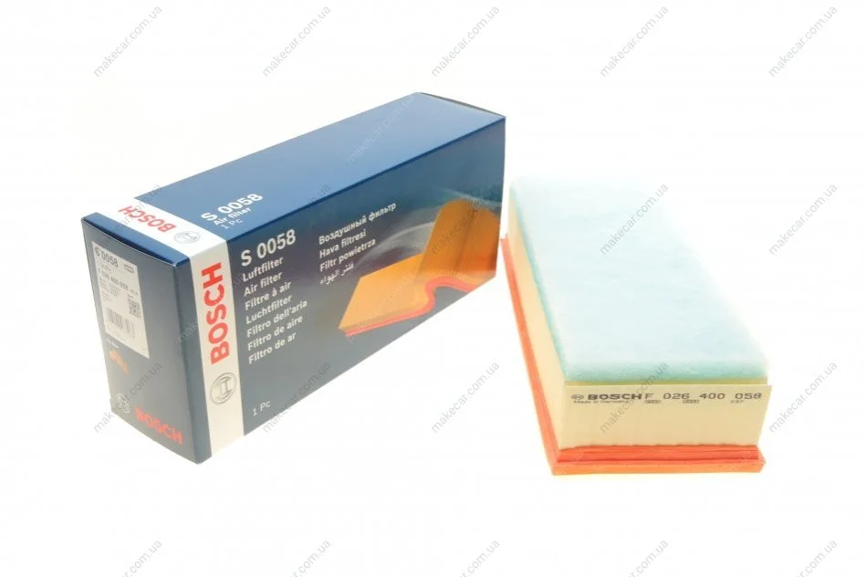 <strong>Повітряний фільтр BOSCH F026400058 (фото 1)</strong>