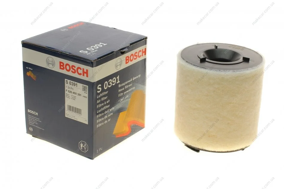 <strong>Фільтр повітряний BOSCH F 026 400 391 (фото 1)</strong>