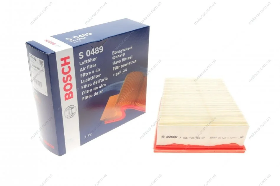 <strong>Фільтр повітряний BOSCH F026400489 (фото 1)</strong>