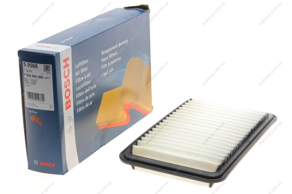 <strong>ВСТАВКА ПОВІТРЯНОГО ФІЛЬТРА BOSCH F 026 400 566 (фото 1)</strong>