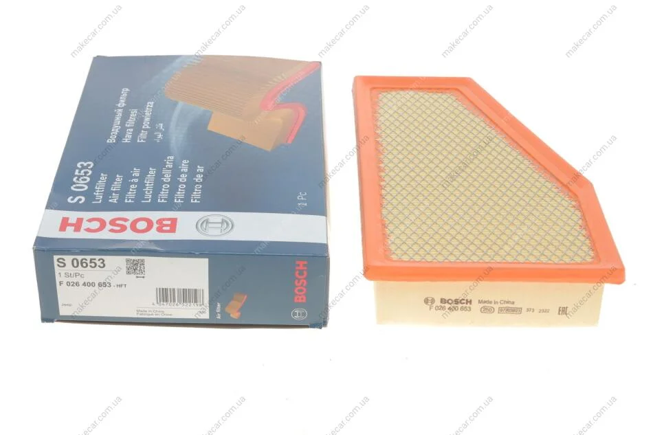 <strong>Фільтр повітряний BOSCH F026400653 (фото 1)</strong>