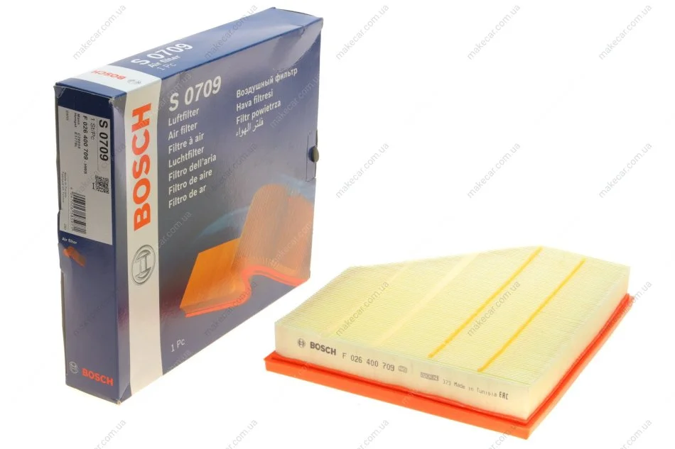 <strong>ВСТАВКА ПОВІТРЯНОГО ФІЛЬТРА BOSCH F 026 400 709 (фото 1)</strong>