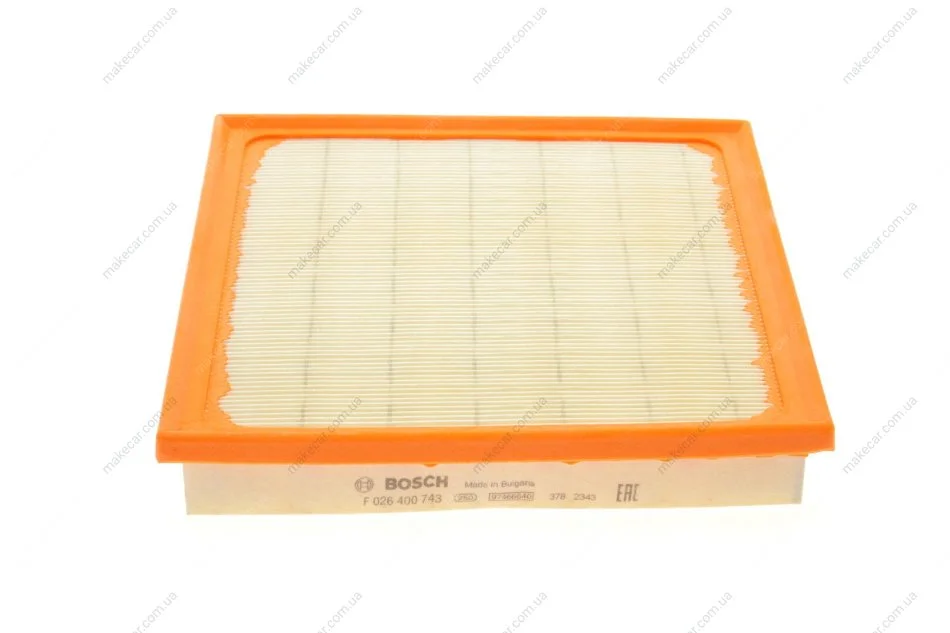 <strong>ВСТАВКА ПОВІТРЯНОГО ФІЛЬТРА BOSCH F 026 400 743 (фото 1)</strong>