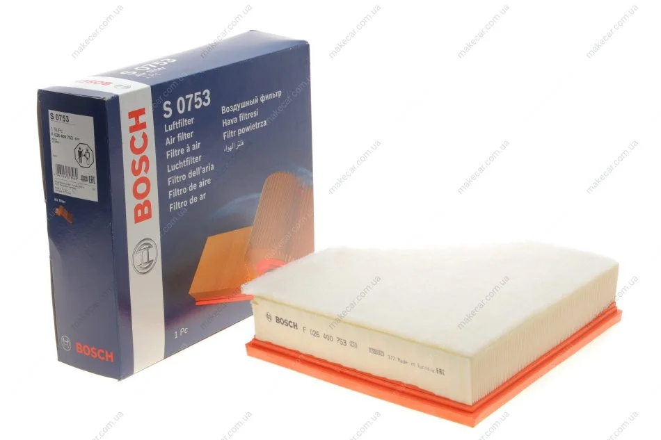 <strong>ВСТАВКА ПОВІТРЯНОГО ФІЛЬТРА BOSCH F 026 400 753 (фото 1)</strong>