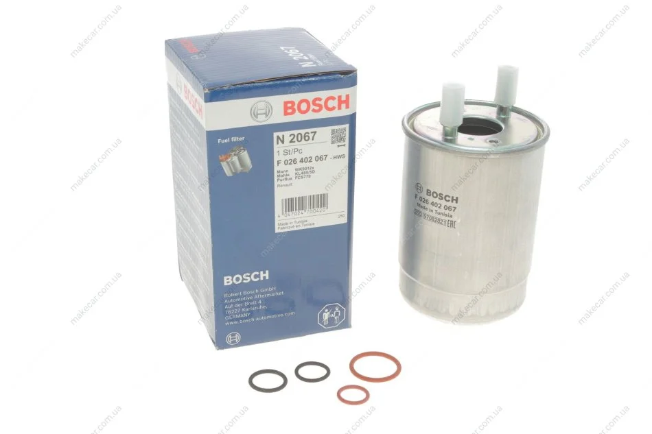 <strong>Паливний фільтр BOSCH F026402067 (фото 1)</strong>