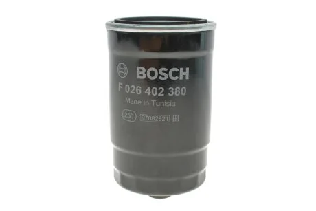 ЗМІННИЙ ФІЛЬТР ПАЛИВА для Hyundai, SsangYong, KIA BOSCH F 026 402 380 фото товару