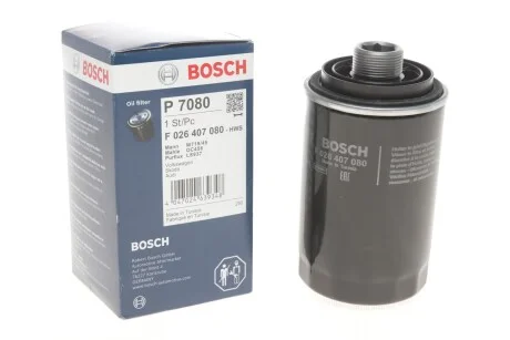 Масляний фільтр для BOSCH F026407080 фото товару