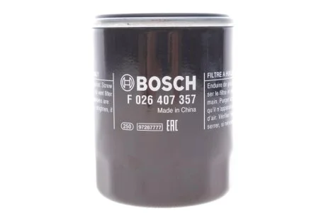 МАСТИЛЬНИЙ ФІЛЬТР для BOSCH F 026 407 357 фото товару