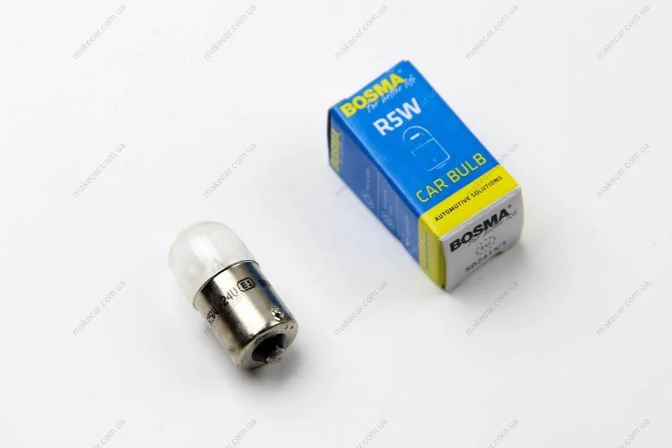 <strong>Автолампа BA15S 24V 5W R5W в коробці 1шт Bosma 0515S (фото 1)</strong>