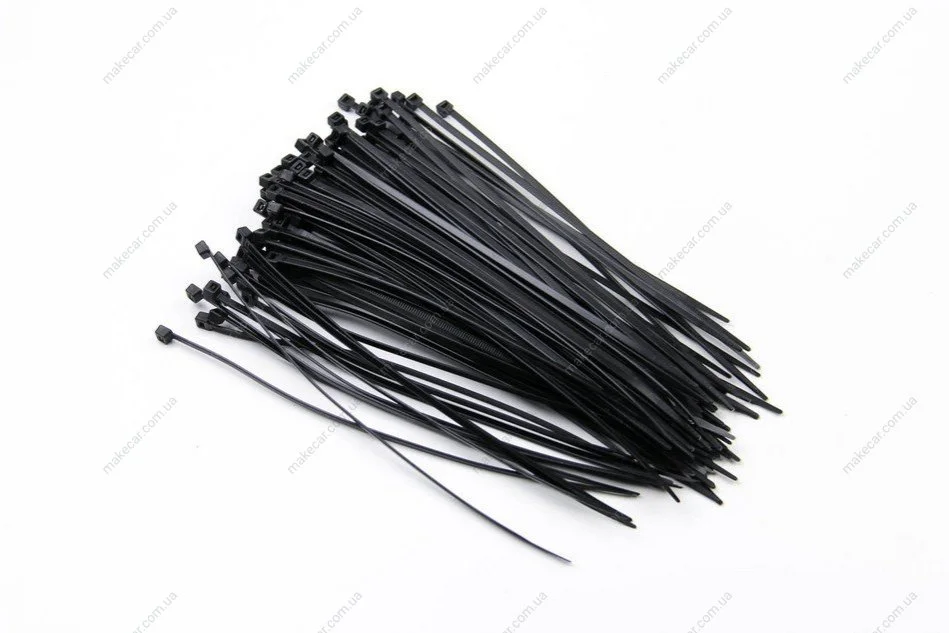 <strong>Хомут пластиковий BLACK 3,6 X 200 (100 шт) Bosma 3318 (фото 1)</strong>