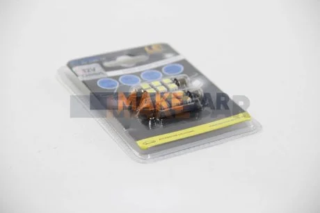 Автолампа SV8,5 LED 12V SMD 5050 DOUBLE POLARITY CANBUS 17x41 (2 шт) для Bosma 3864 фото товару