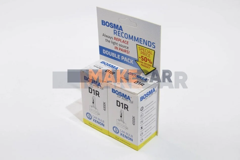 <strong>Лампа ксенонова D1R XENON 85V 35W PK32D-3 4300K (2шт) Bosma 6179D (фото 1)</strong>