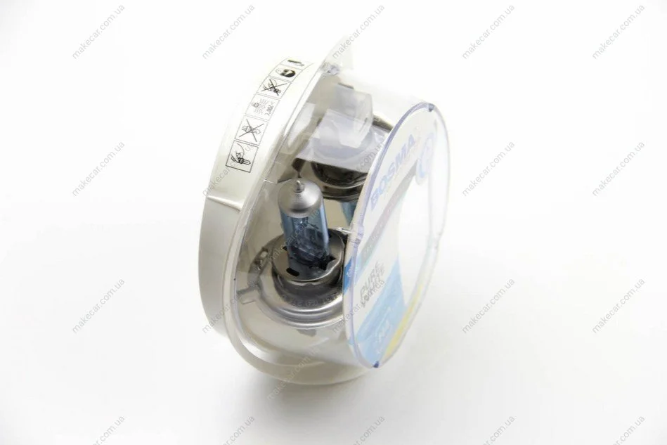 <strong>Автолампа H4 PURE WHITE 12V 60/55W P43T Упаковка 2шт Bosma 8887 (фото 1)</strong>