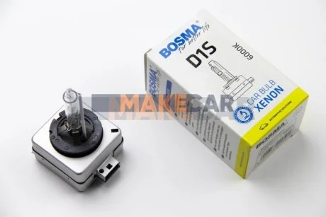 Лампа ксенонова D1S XENON 85V 35W PK32D-2 6000K для Mercedes, Audi, Volvo, Peugeot, Hyundai Bosma 9501 фото товару