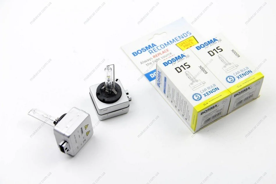 <strong>Лампа ксенонова D1S XENON 85V 35W PK32D-2 6000K (2 шт) Bosma 9501D (фото 1)</strong>
