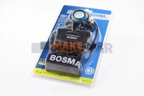 Ліхтарик налобний LED 500 Lm (blister 1 pcs) для Bosma 9815 фото товару