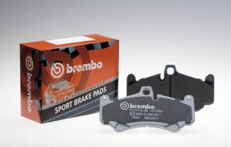 Гальмівна колодка BREMBO 07.B314.51 фото товара