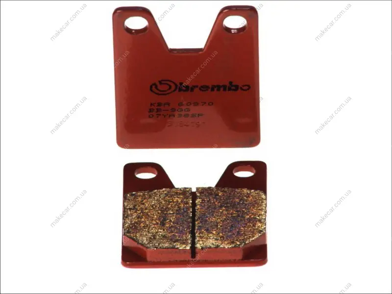<strong>Склад задня синтетика - дорожні BREMBO 07YA38SP (фото 1)</strong>