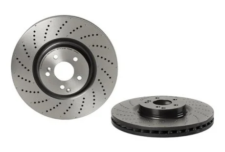 Гальмівний диск для Mercedes BREMBO 09.B769.51 фото товару