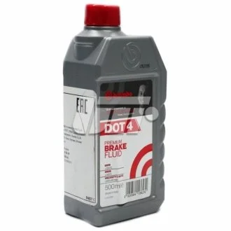 Рідина гальмівна DOT 4 0.5л для BREMBO L04005 фото товару