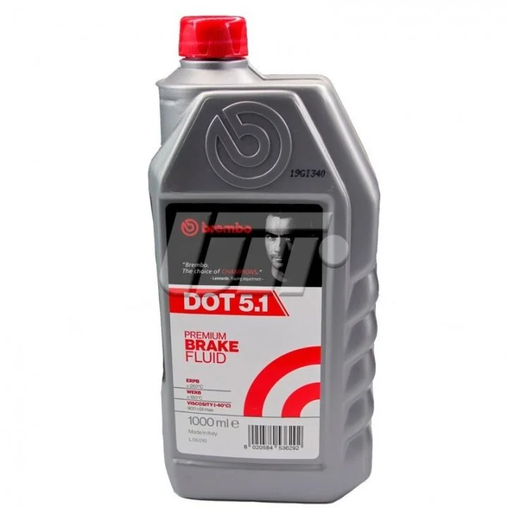<strong>Рідина гальмівна DOT 5.1 1л BREMBO L05010 (фото 1)</strong>