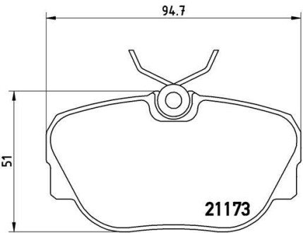 Гальмівні колодки дискові BREMBO P06 010 фото товару