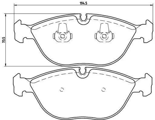 <strong>Гальмівні колодки дискові BREMBO P06019 (фото 1)</strong>