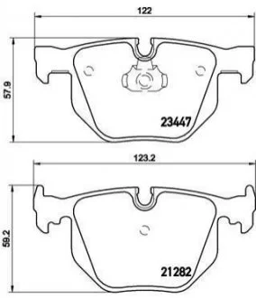 Гальмівні колодки дискові для BREMBO P06029 фото товару