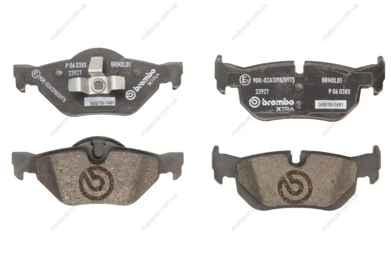 <strong>Гальмівні колодки дискові BREMBO P06 038X (фото 1)</strong>