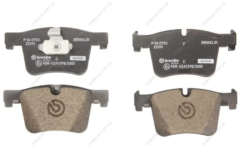<strong>Колодки гальмівні дискові BREMBO P06075X (фото 1)</strong>